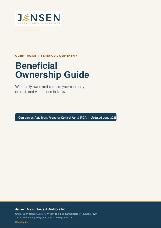Beneficial Ownership Guide cover
